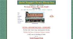 Desktop Screenshot of goldnuggetpawn.com